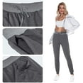 thumbnail image 6 of JuneFish Women Joggers Cozy Sweatpants Tapered Active Yoga Lounge Track Pants with Pockets, 6 of 6