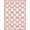 Rose Pink, Pattern 1, variant on ODIKA 8'x10' Washable Area Rug Pink Delicate Print Ornate Traditional Border Frame Round for Dining Room, Large Office, Lounge, Non-Slip Chair-Friendly Mat