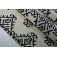 thumbnail image 4 of Ladole Rugs Modern Soft Trellis Geometric Bedroom Dining room Living Room Carpet Area Rug in Ivory-Dark Grey, 4 of 4