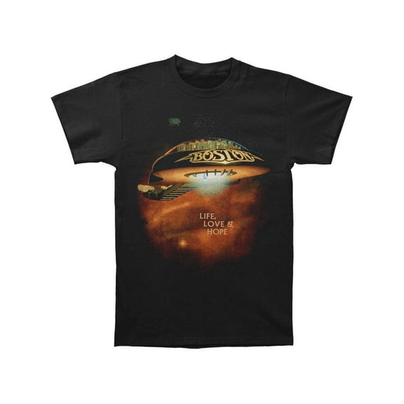 Boston Men's  Life, Love, Hope T-shirt Black