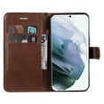 thumbnail image 4 of Nalacover Wallet Case for Samsung Galaxy S24 Plus, Card Slots Holder Magnetic Clasp Premium Luxury PU Leather Flip Folio Cover with Kickstand Wrist Strap Soft Silicone Shockproof Case, Brown, 4 of 6