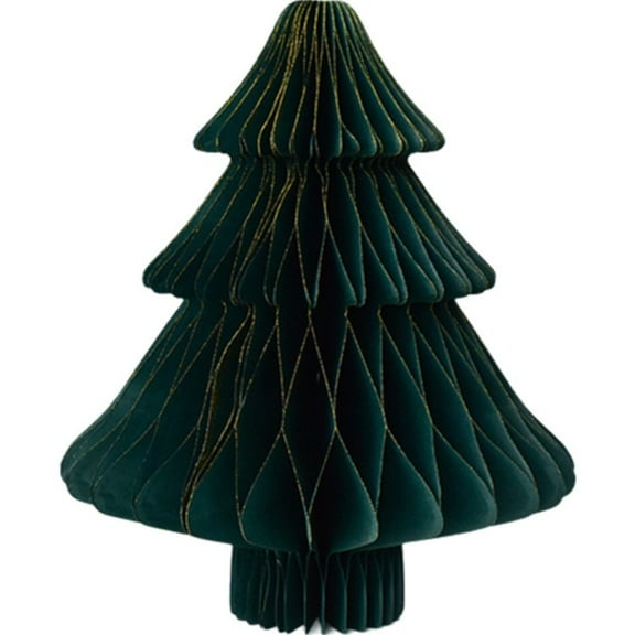 Honeycomb Paper Christmas Tree Honeycomb Origami Christmas Tree Desktop Decoration Christmas Party Supplies for Home