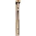 thumbnail image 2 of Ekena Millwork 3 1/2"W x 26"D x 30"H Merced Block Smooth Bracket w/ Offset Brace, Douglas Fir, 2 of 25