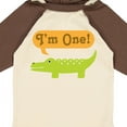 thumbnail image 4 of Inktastic 1st Birthday Alligator Jungle Boys or Girls Long Sleeve Baby Bodysuit, 4 of 5
