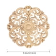 thumbnail image 5 of Handmade European Solid Wood Decorative Applique Onlays for Furniture Cabinet Bed Wardrobe DIY Ornament, 5 of 17