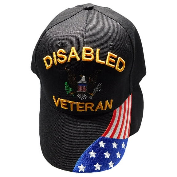 Disabled Veteran Military Hat Baseball Cap (Your service is appreciated)