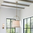 thumbnail image 3 of 4895LDB-OW Hinkley Lighting Clarke - 20W 4 LED Medium Chandelier-25.25 Inches Tall and 24.5 Inches Wide-Lacquered Dark Brass Finish, 3 of 13
