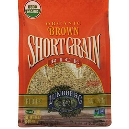 6 Pack : Lundberg Organic Short Grain Brown Rice,