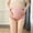 Pink, variant on High Waist Maternity Underwear with Bump Support Soft Breathable Ribbed Stretch Adjustable Lace Trim Comfortable Seamless Postpartum Belly Band for Pregnancy