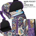 thumbnail image 4 of Paisley Crossbody Sling Backpack for Men - Womens Fashion Sling Bag with Adjustable Shoulder Straps for Travel Hiking Chest Bag Daypack Anti-theft Purse, 4 of 6