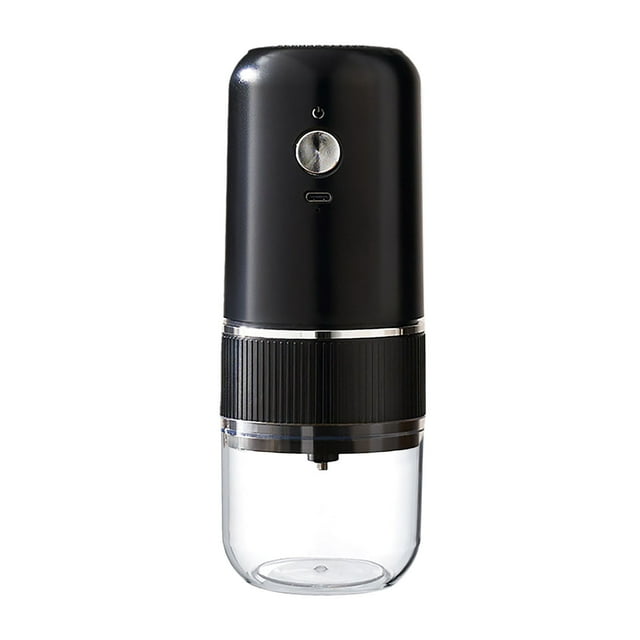 Portable Coffee Grinder Adjustable Ceramic Burr Grind Settings Long Battery Life Type C Charging Travel Friendly Design For Brewing