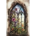 thumbnail image 2 of Enchanting Elegance - Stained Glass Canvas Wall Art, 2 of 2