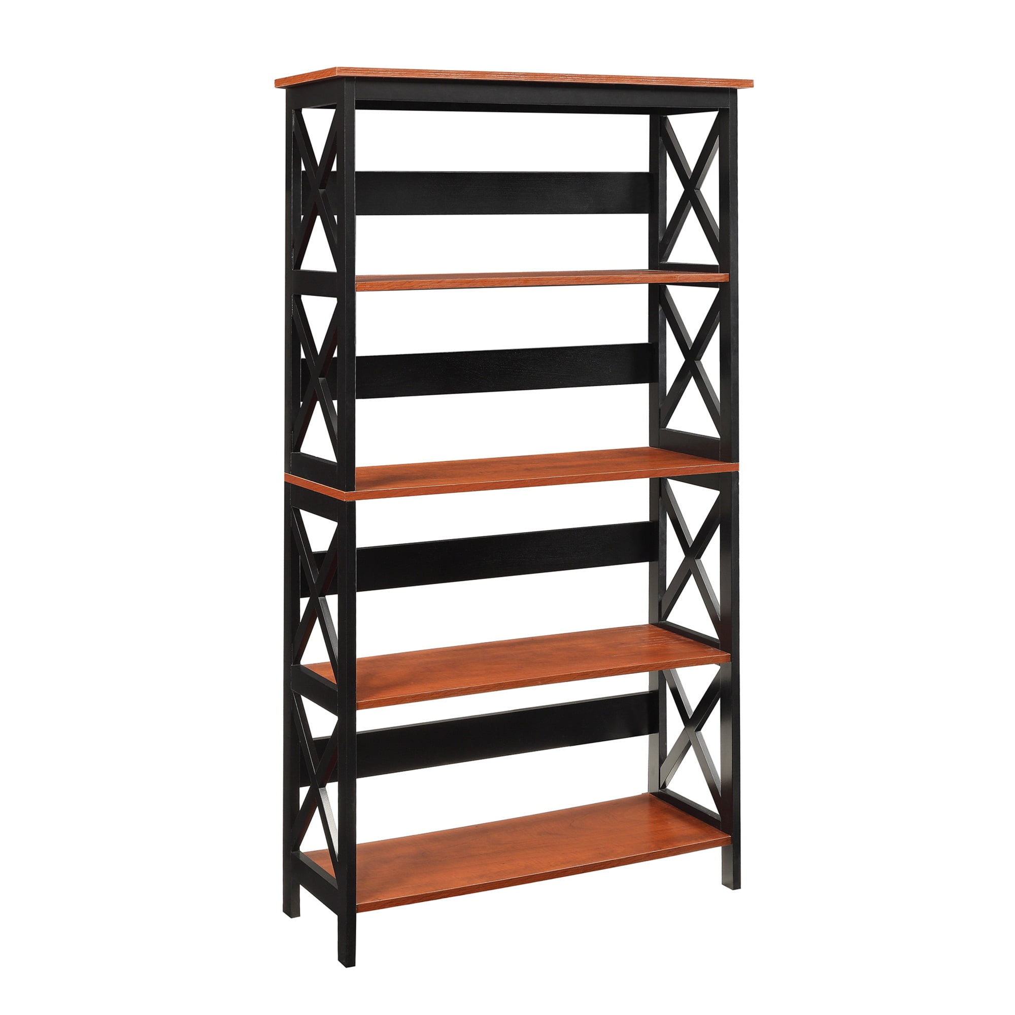 Casual Home Montego 3-Shelf Bookcase - Black - Walmart.com