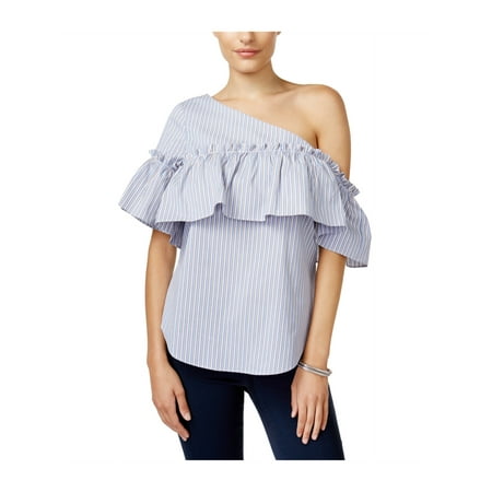 ruffle one shoulder