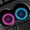 Starry Sky, variant on 2PCS LED Cup Holder Lights for Car, 7 Color-Changing Light Up Cup Holder Coaster Waterproof Pad, USB Rechargeable LED Drink Mat Cool Interior Decoration for Most Vehicles