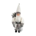 thumbnail image 4 of Colección de adornos de figuras de Papá Noel navideño Figura de Papá Noel de pie para Sostén la linterna, 4 of 9