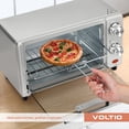 thumbnail image 3 of Horno Eléctrico Tostador Voltio 11 Lt 700 W 2 Rebanadas Acero Inox gris 11 L, 3 of 8