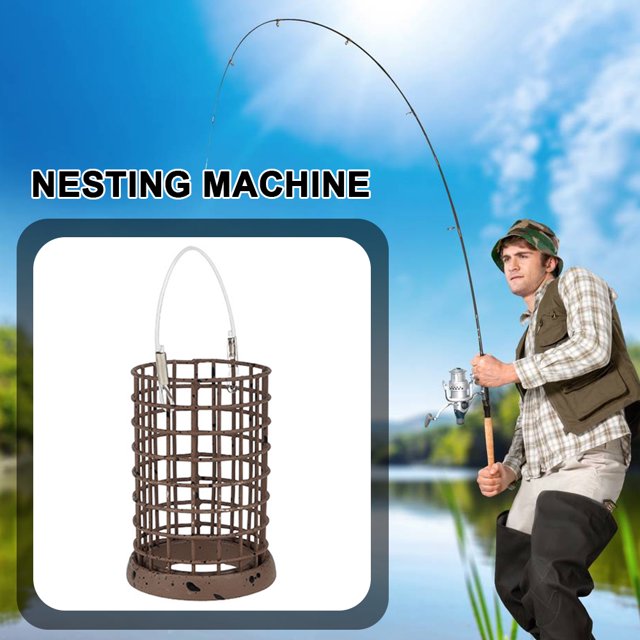 Titular Del Alimentador De Pesca Alimentador de jaula de cebo de distancia de pesca para herramienta de aparejos de cesta de carpa (estilo A 20g)