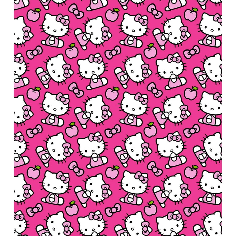 Hello Kitty Packed Cotton Fabric