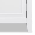 thumbnail image 3 of Simpli Home Burlington 30 inch Wide Solid Wood Transitional Low Storage Cabinet in White, 3 of 11