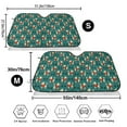 thumbnail image 3 of Kdxio Cartoon Poodle Dog Print Windshield Sun Shade,UV Rays and Sun Heat Protection,Sunshade for Car Windshield,Car Shade Front Windshield - Medium, 3 of 6