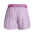 thumbnail image 2 of Under Armour Girls Play Up Shorts, Purple Ace \ Pink,XL - US, 2 of 2