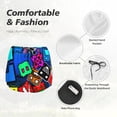 thumbnail image 6 of Lsque Geometry Dash Printed Women's Running Shorts with Liner Pockets,Elastic Quick Dry Workout Athletic Gym Yoga Shorts,Womens High Waist Shorts-Large, 6 of 9