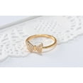 thumbnail image 6 of Butterfly Ring With AAA Zircon Inlay For Women Gift Jewelry, 6 of 10