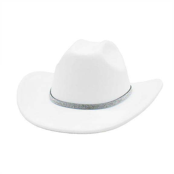 Avaner Sparkly Rhinestone Shiny Western Cowboy Cowgirl Hat for Women and Men