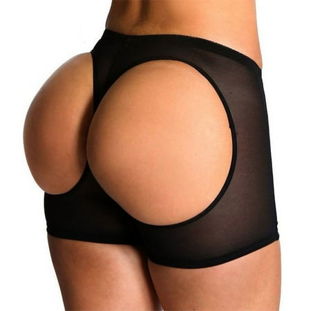 

Women Butt Lifter Shaper Tummy Control Panties Buttocks Open Instan Boyshorts