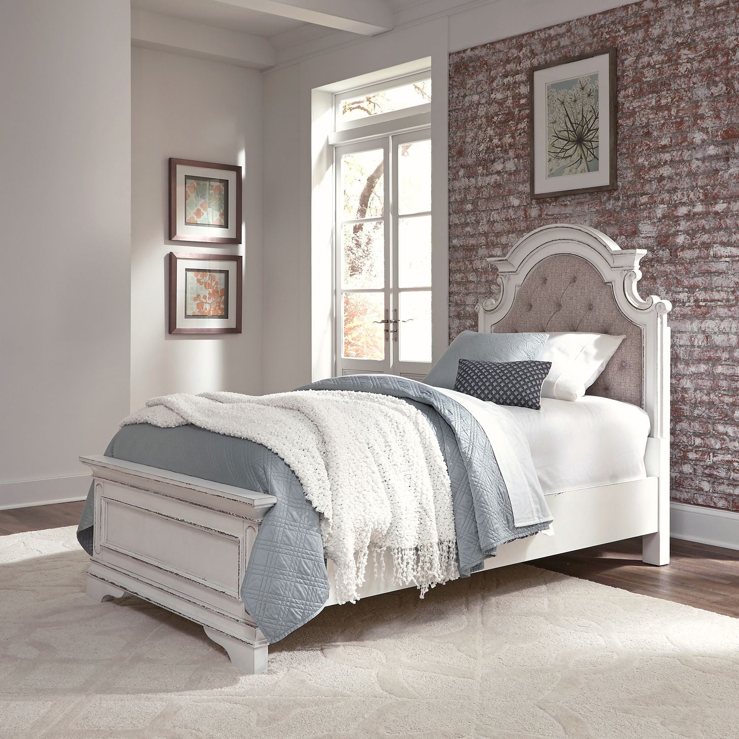 Twin Upholstered Bed - image 1 of 6