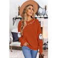 thumbnail image 5 of KimSoong Halloween Ghosts Graphic Sweatshirt Women's Season Sweatshirts Halloween Graphic Crew Neck Tops Casual Sweater, 5 of 8