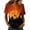 Orange #163, variant on DORKASM Women's Halloween Costumes V Neck Skeleton Loose Tshirt Short Sleeve Pumpkin Funny Print Vacation Pullover Ghost Graphic 2026 Causal Tops Cyan 2XL