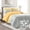 Yellow_Gray, variant on Lush Décor Blue and Gray, Ombre Polyester Comforters, King, (2 Counts)