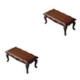 thumbnail image 3 of maskred NEW 1:12 Scale Miniature Living Room Wooden Coffee Tea Table Side Table No.03 2Set, 3 of 6