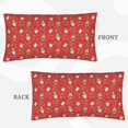 thumbnail image 2 of Disketp merry Christmas gnome Pillowcase, Queen Size Pillow Cases for Bedroom,Office,Sofa, Pillow Cover with Envelope Closure - 20x36in, 2 of 7