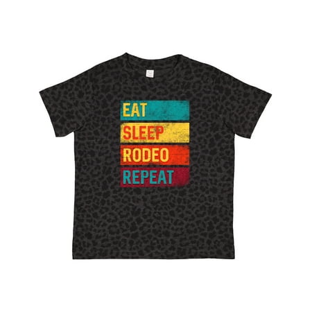 

Inktastic Eat Sleep Rodeo Repeat Gift Toddler Boy or Toddler Girl T-Shirt