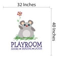 thumbnail image 3 of Playroom Share - Imagine -Laugh -Cute Mouse Wall Decal -Peel and Stick Mural for Home Living Room Bedroom Decor Vinyl Wall Sticker Self Adhesive.Size :32" x 40"., 3 of 4