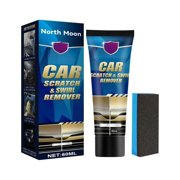 Xihbxyly Crema Reparadora de Rayones para Auto, Elimina Remolinos y Rayones, Restaura El Brillo de La Pintura, Fácil Aplicación, Mantenimiento Del Auto, Funciona En Cualquier Color de Pintura, Set de