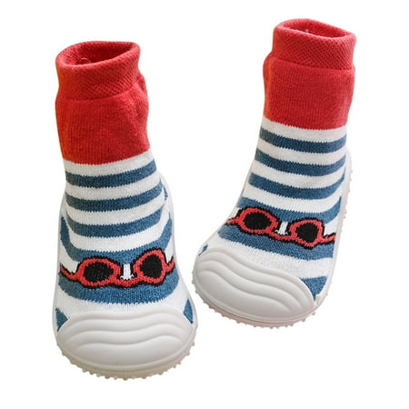 

Baby Sneakers Baby Toddlers Anti Slip Fuzzy Slipper Floor Breathable Thick Kids Boys Girls Indoor Outdoor Winter Warm Shoes Socks