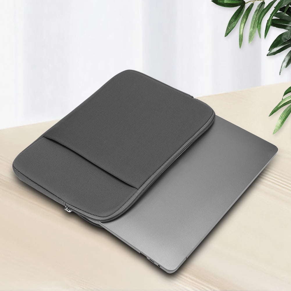 Ultra Thin Computer Bag, with Pocket Portable PC Bag, for PC Laptop Book Tablet Phone Notebook Grey