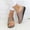 Brown, variant on Patlollav Womens Woman Dressy Comfy Platform Casual Shoes Summer Beach Travel Slipper Flip Flops