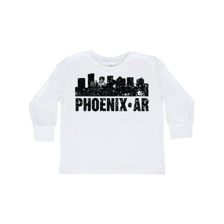

Inktastic Phoenix Skyline Grunge Gift Toddler Boy or Toddler Girl Long Sleeve T-Shirt