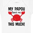 thumbnail image 4 of Inktastic My Papou Loves Me Boys or Girls Baby Bodysuit, 4 of 5