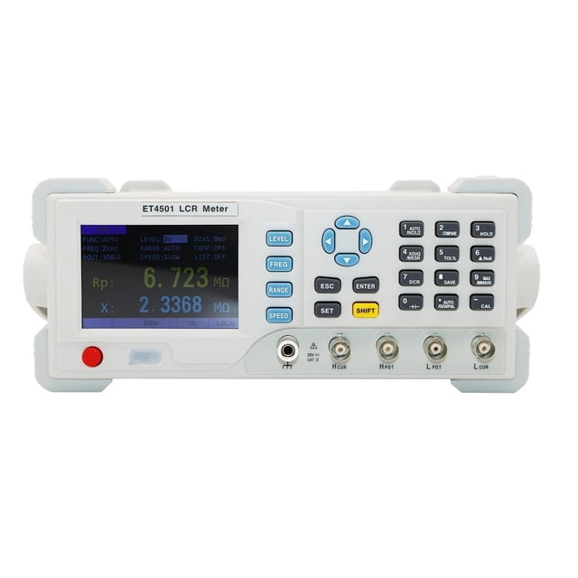 Professional LCR Meter Multimeter Digital Capacitor Tester Desktop Bridge 10Hz~100kHz Capacitor Check ,Easy to Use
