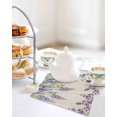 thumbnail image 4 of Purple Flowers Kitchen Dish Towels for Drying Dishes Set of 3, Weeping Spring Floral Rustic Pastoral Waffle Weave Microfiber Hand Tea Bathroom Towels Quick Dry & Absorbent Towel 12x12, 4 of 7
