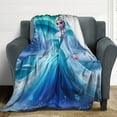 thumbnail image 4 of Frozen Throw Blanket for Kids Frozen Merch for Girls Boys 40"*50" （100*130cm） Blankets, 4 of 8
