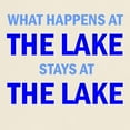 thumbnail image 3 of CafePress - What Happens At The Lake Stays At The Lake Light T - Men's Classic Graphic T-Shirt, 3 of 4