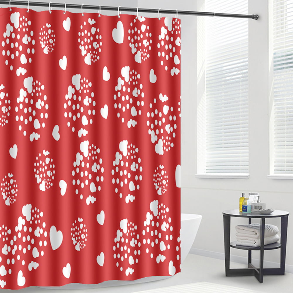 Long 180x180CM with Ring Hook Various New Modern Bathroom Shower Curtains 