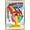 Gold Framed Version, variant on Liquid Death - Reaping Rainbow Wall Poster, 14.725" x 22.375"
